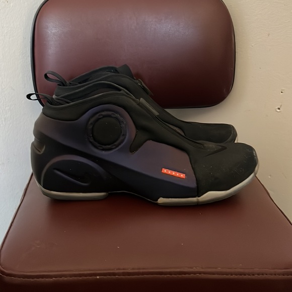 Nike Air Flightposite 2 Eggplant Purple Men Basketball Shoes - Picture 3 of 5